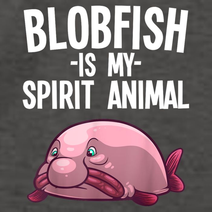 Blobfish Is My Spirit Animal Funny Blobfish Meme Vector Backpack