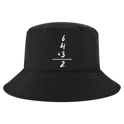 Baseball Inspired Math 6 4 3 2 Double Play Softball Game Cool Comfort Performance Bucket Hat