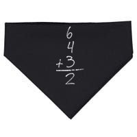 Baseball Inspired Math 6 4 3 2 Double Play Softball USA-Made Doggie Bandana