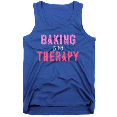 Baking Is My Therapy Great Gift Tank Top