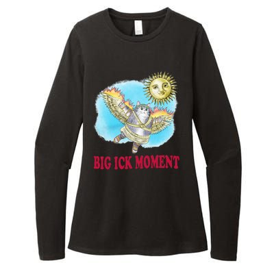 Big Ick Moment Cat Lover Womens CVC Long Sleeve Shirt