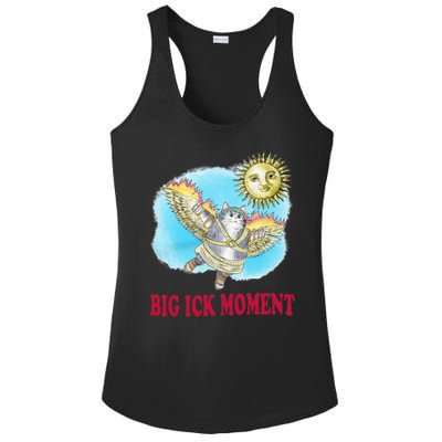 Big Ick Moment Cat Lover Ladies PosiCharge Competitor Racerback Tank