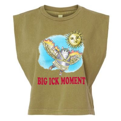 Big Ick Moment Cat Lover Garment-Dyed Women's Muscle Tee