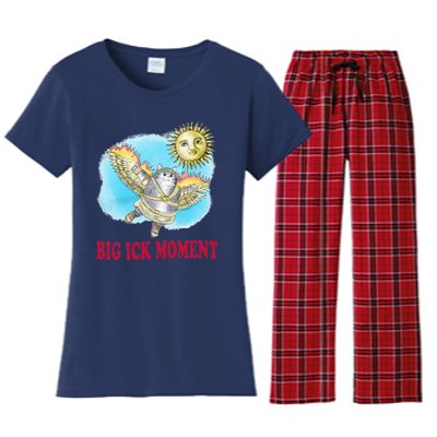 Big Ick Moment Cat Lover Women's Flannel Pajama Set