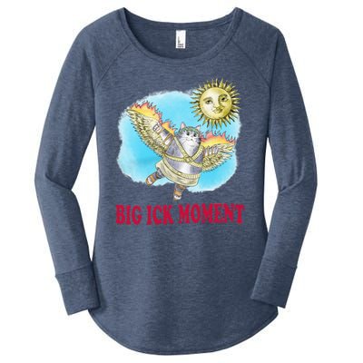 Big Ick Moment Cat Lover Women's Perfect Tri Tunic Long Sleeve Shirt