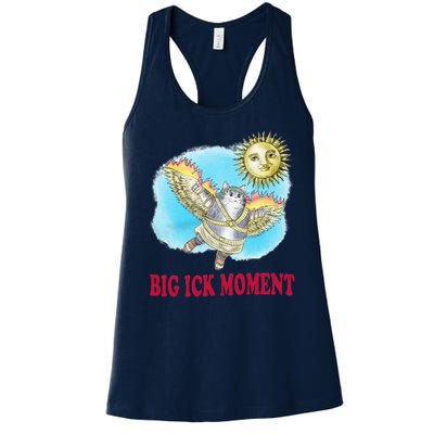 Big Ick Moment Cat Lover Women's Racerback Tank