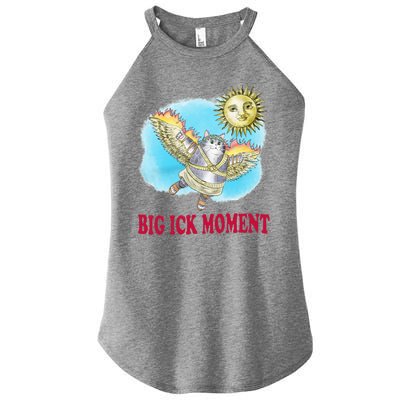 Big Ick Moment Cat Lover Women's Perfect Tri Rocker Tank