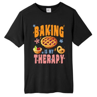 Baking Is My Therapy Cute Top Girls Fun Trendy Fashion Funny Gift Tall Fusion ChromaSoft Performance T-Shirt