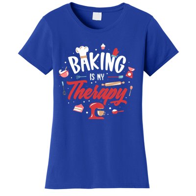 Baking Is My Therapy Gift Women's T-Shirt