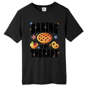 Baking Is My Therapy Cute Top Girls Fun Trendy Fashion Gift Tall Fusion ChromaSoft Performance T-Shirt