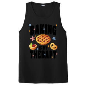 Baking Is My Therapy Cute Top Girls Fun Trendy Fashion Gift PosiCharge Competitor Tank