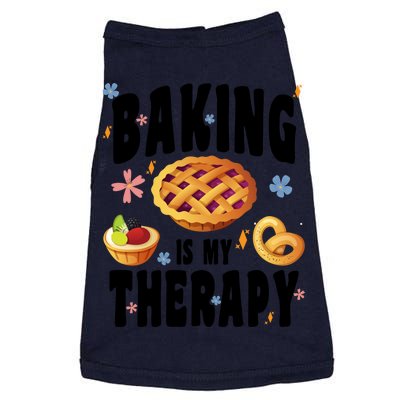 Baking Is My Therapy Cute Top Girls Fun Trendy Fashion Gift Doggie Tank