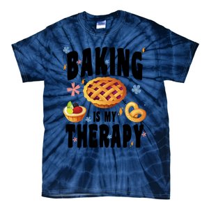 Baking Is My Therapy Cute Top Girls Fun Trendy Fashion Gift Tie-Dye T-Shirt