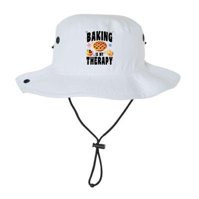 Baking Is My Therapy Cute Top Girls Fun Trendy Fashion Gift Legacy Cool Fit Booney Bucket Hat