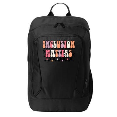 Boho Inclusion Matters Special Education Sped Teacher Gift City Backpack