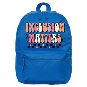 Boho Inclusion Matters Special Education Sped Teacher Gift 16 in Basic Backpack