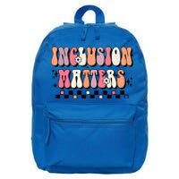 Boho Inclusion Matters Special Education Sped Teacher Gift 16 in Basic Backpack