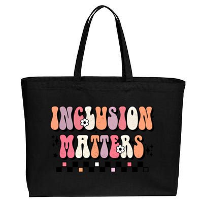 Boho Inclusion Matters Special Education Sped Teacher Gift Cotton Canvas Jumbo Tote