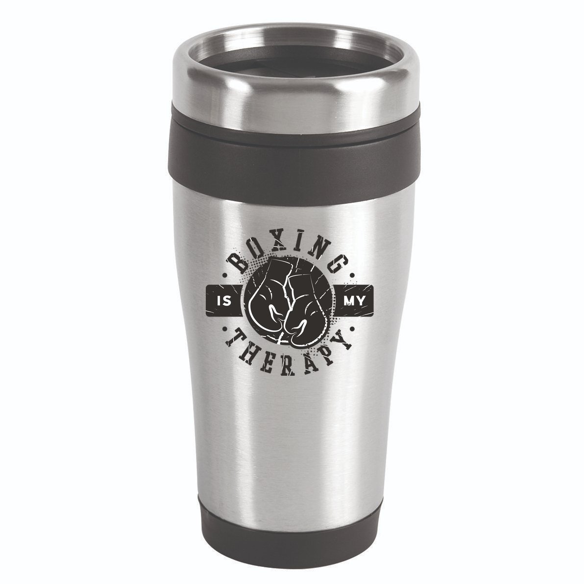 Boxing Is My Therapy 16oz Travel Tumbler