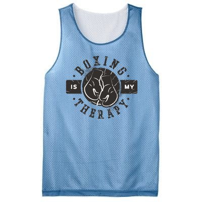 Boxing Is My Therapy Mesh Reversible Basketball Jersey Tank