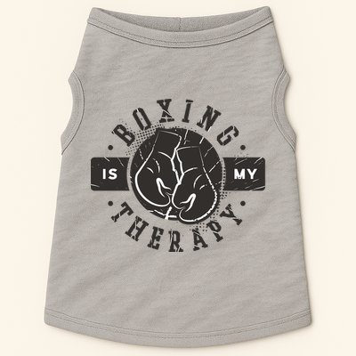 Boxing Is My Therapy Doggie Tank