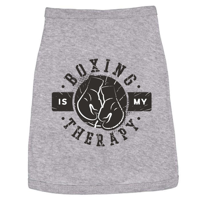 Boxing Is My Therapy Doggie Tank