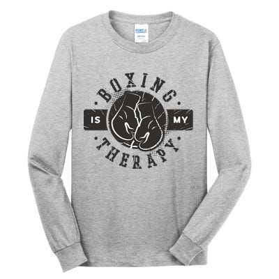 Boxing Is My Therapy Tall Long Sleeve T-Shirt