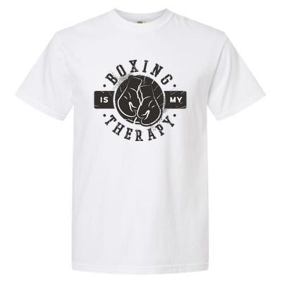 Boxing Is My Therapy Garment-Dyed Heavyweight T-Shirt