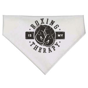 Boxing Is My Therapy USA-Made Doggie Bandana