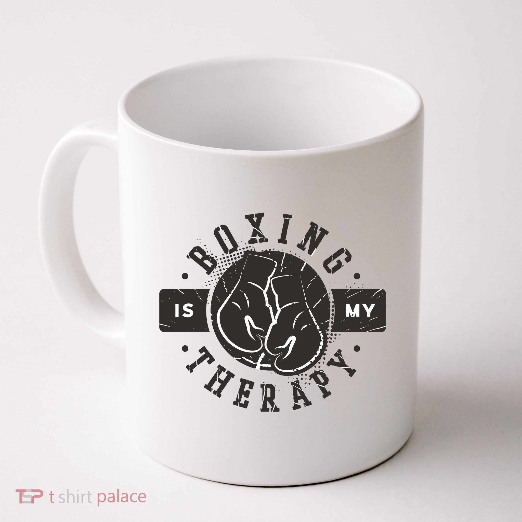 Boxing Is My Therapy Mug