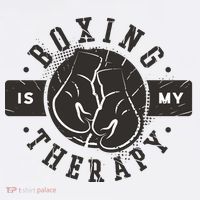Boxing Is My Therapy Flatbill Hat