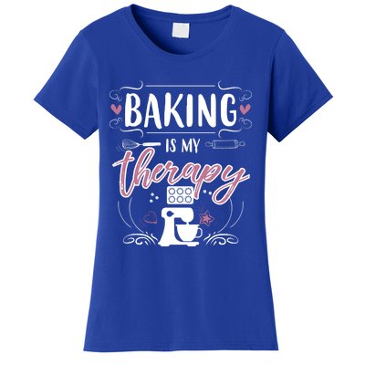 Baking Is My Therapy Meaningful Gift Women's T-Shirt