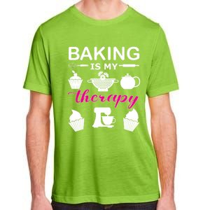 Baking Is My Therapy Gift Adult ChromaSoft Performance T-Shirt