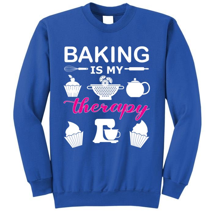 Baking Is My Therapy Gift Sweatshirt