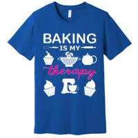 Baking Is My Therapy Gift Premium T-Shirt