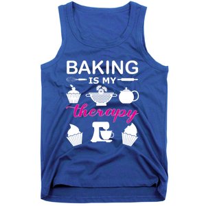 Baking Is My Therapy Gift Tank Top