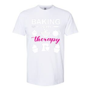 Baking Is My Therapy Gift Softstyle CVC T-Shirt