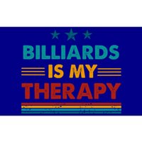 Billiards Is My Therapy Funny Billiards Gift Bumper Sticker