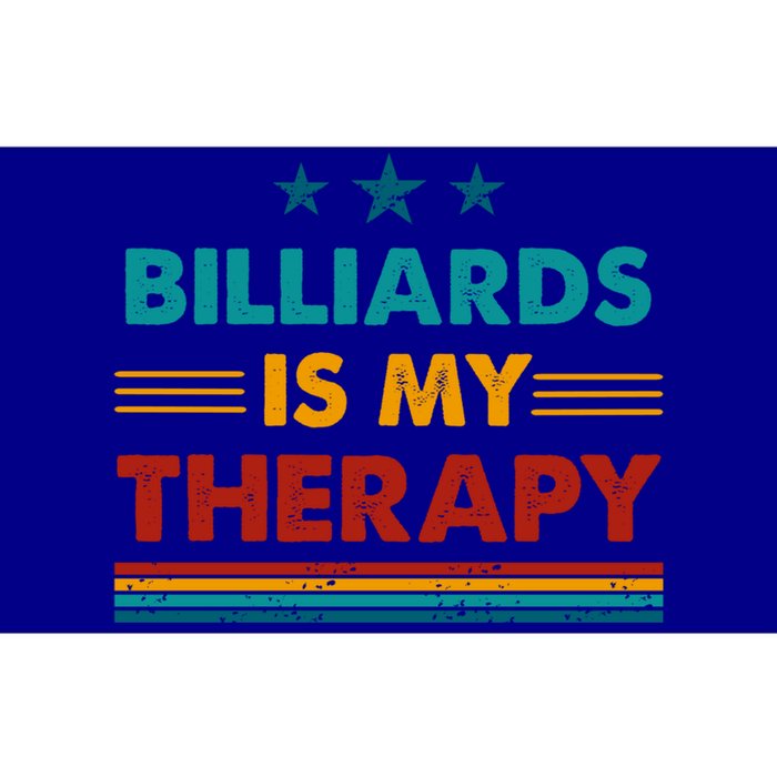 Billiards Is My Therapy Funny Billiards Gift Bumper Sticker