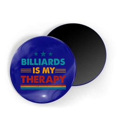 Billiards Is My Therapy Funny Billiards Gift Magnet