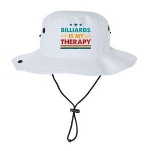 Billiards Is My Therapy Funny Billiards Gift Legacy Cool Fit Booney Bucket Hat