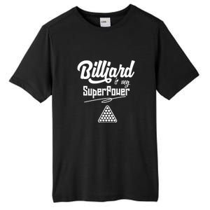 Billiards Is My Superpower Billiards Dad Gift For Father’s Day Tall Fusion ChromaSoft Performance T-Shirt