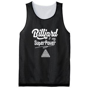 Billiards Is My Superpower Billiards Dad Gift For Father’s Day Mesh Reversible Basketball Jersey Tank