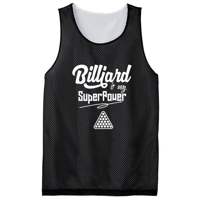 Billiards Is My Superpower Billiards Dad Gift For Father’s Day Mesh Reversible Basketball Jersey Tank