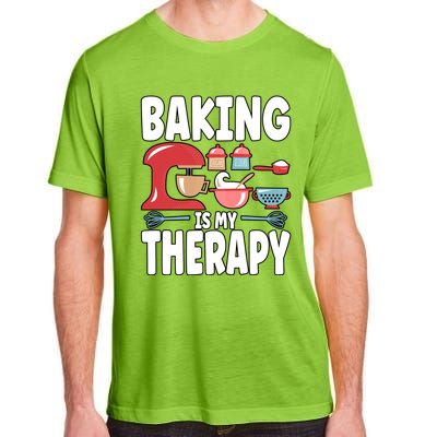 Baking Is My Therapy Gift Adult ChromaSoft Performance T-Shirt