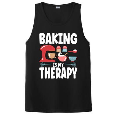 Baking Is My Therapy Gift PosiCharge Competitor Tank