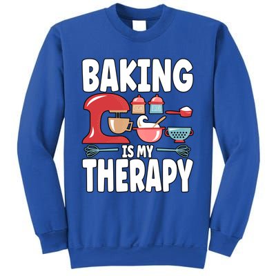 Baking Is My Therapy Gift Sweatshirt