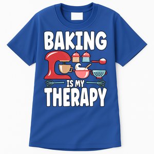 Baking Is My Therapy Gift Tall T-Shirt