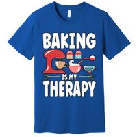 Baking Is My Therapy Gift Premium T-Shirt