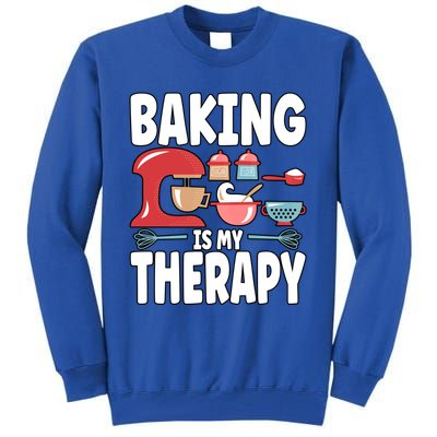 Baking Is My Therapy Gift Tall Sweatshirt